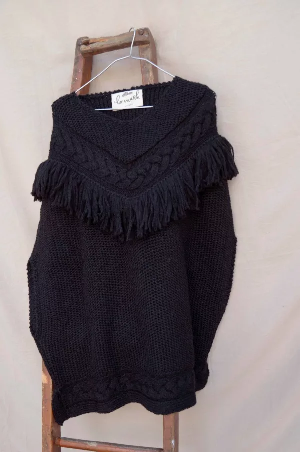 Poncho Purmamarca Black 5b