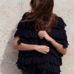 Humahuaca Open Cape - Black