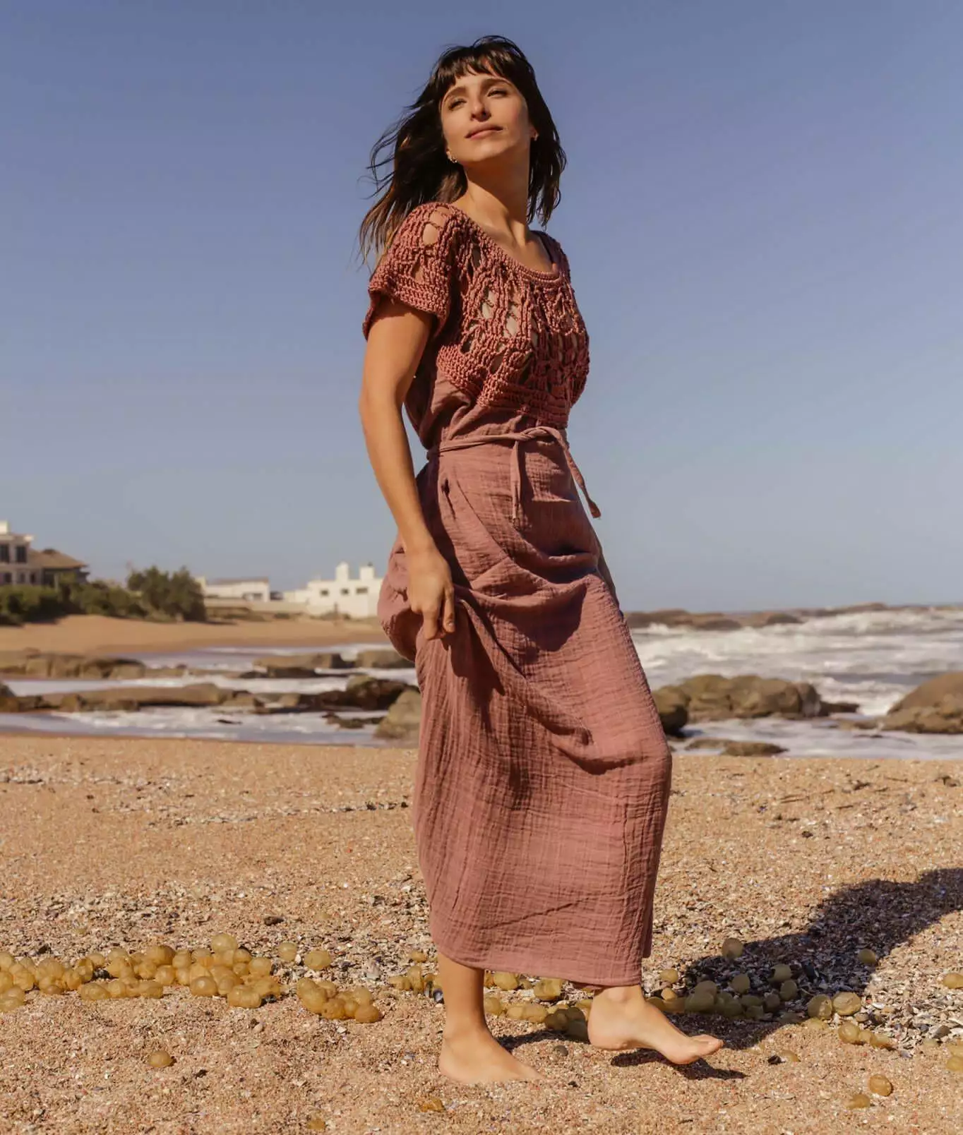 Lavender Pucara dress Lo Mark + Farra