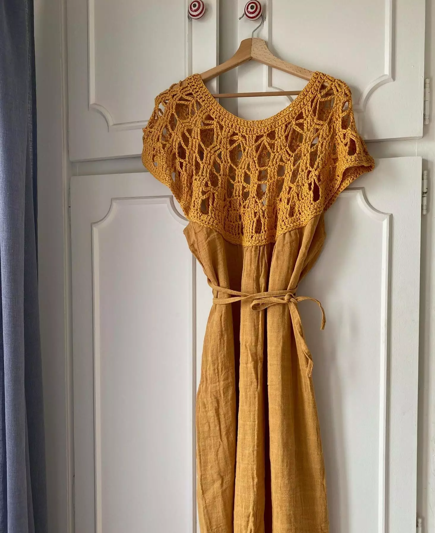 Camel Pucara dress Lo Mark + Farra